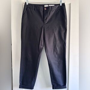 Maison Jules Black Khaki ankle pants Weekend Casual